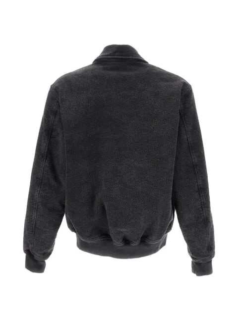 original vintage style zip-up long-sleeve bomber jacket