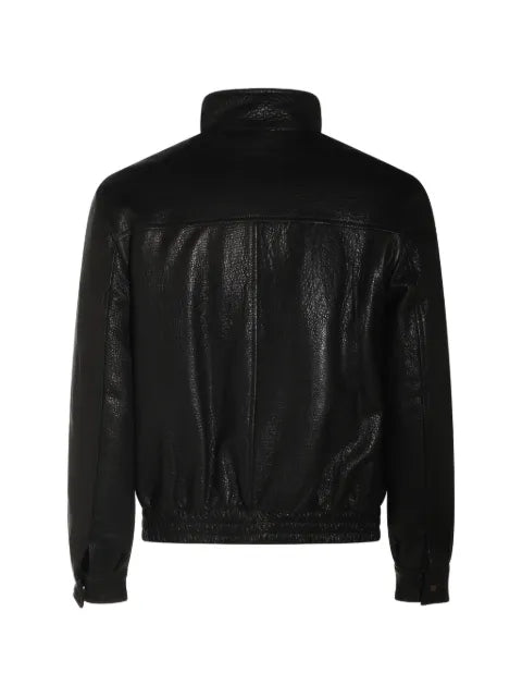 Salvatore Santoro grained leather jacket