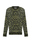 Laneus leopard-pattern sweater