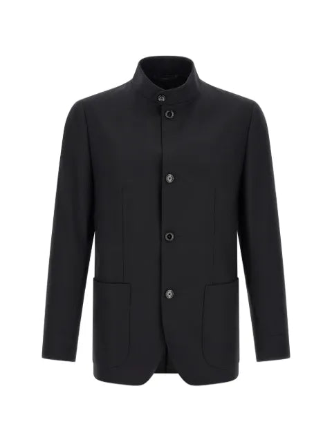 Lardini Feeling Korean-collar blazer