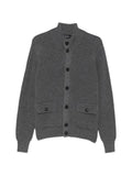 AROVESCIO button-up knit cardigan