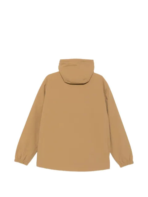 Ea7 Emporio Armani logo-patch hooded jacket