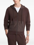 Michael Kors logo-print zip-up hoodie