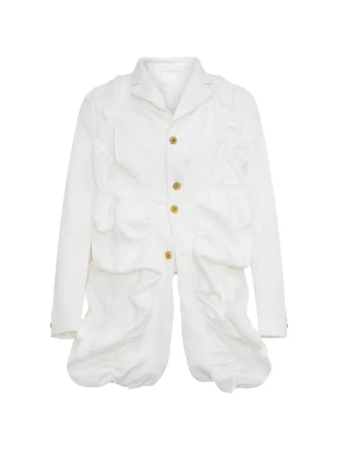 Comme des Garçons Homme Plus ruffled gathered blazer