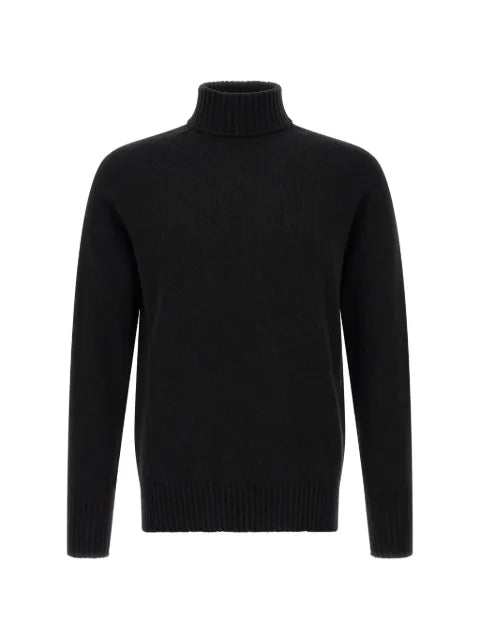 Ma'ry'ya raglan-sleeve side-slit sweater