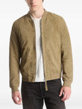 AllSaints Morten suede bomber jacket