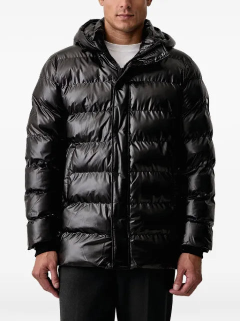 Karl Lagerfeld quilted hooded jacket