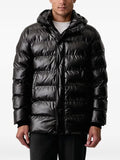Karl Lagerfeld quilted hooded jacket