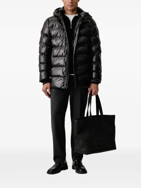 Karl Lagerfeld quilted hooded jacket