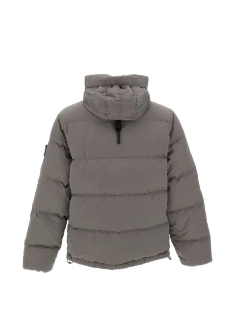 Stone Island Compass logo hooded coat
