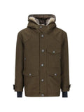 Moncler Grenoble shearling-trim hooded jacket