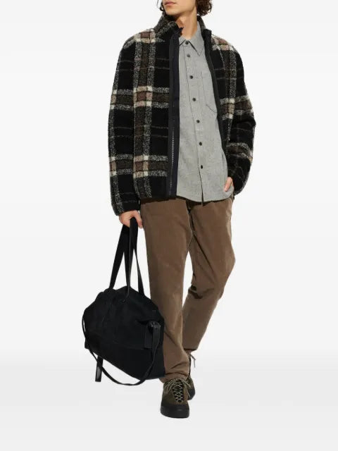 BOGNER Kristian check fleece jacket
