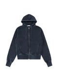ENTIRE STUDIOS faded-wash zip-up hoodie