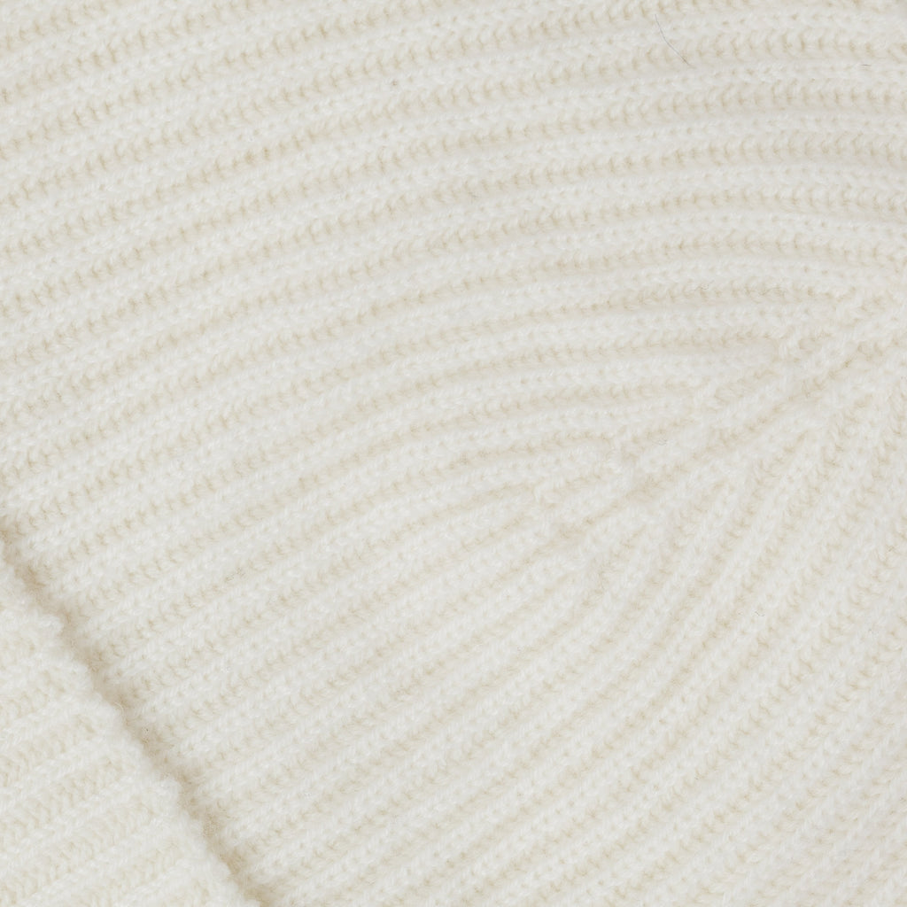 White Cashmere Beanie