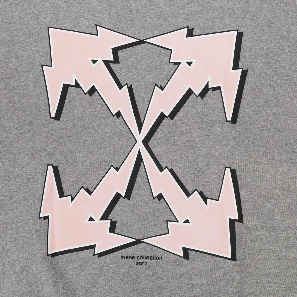 Heather Grey Bolt Arrow Hoodie