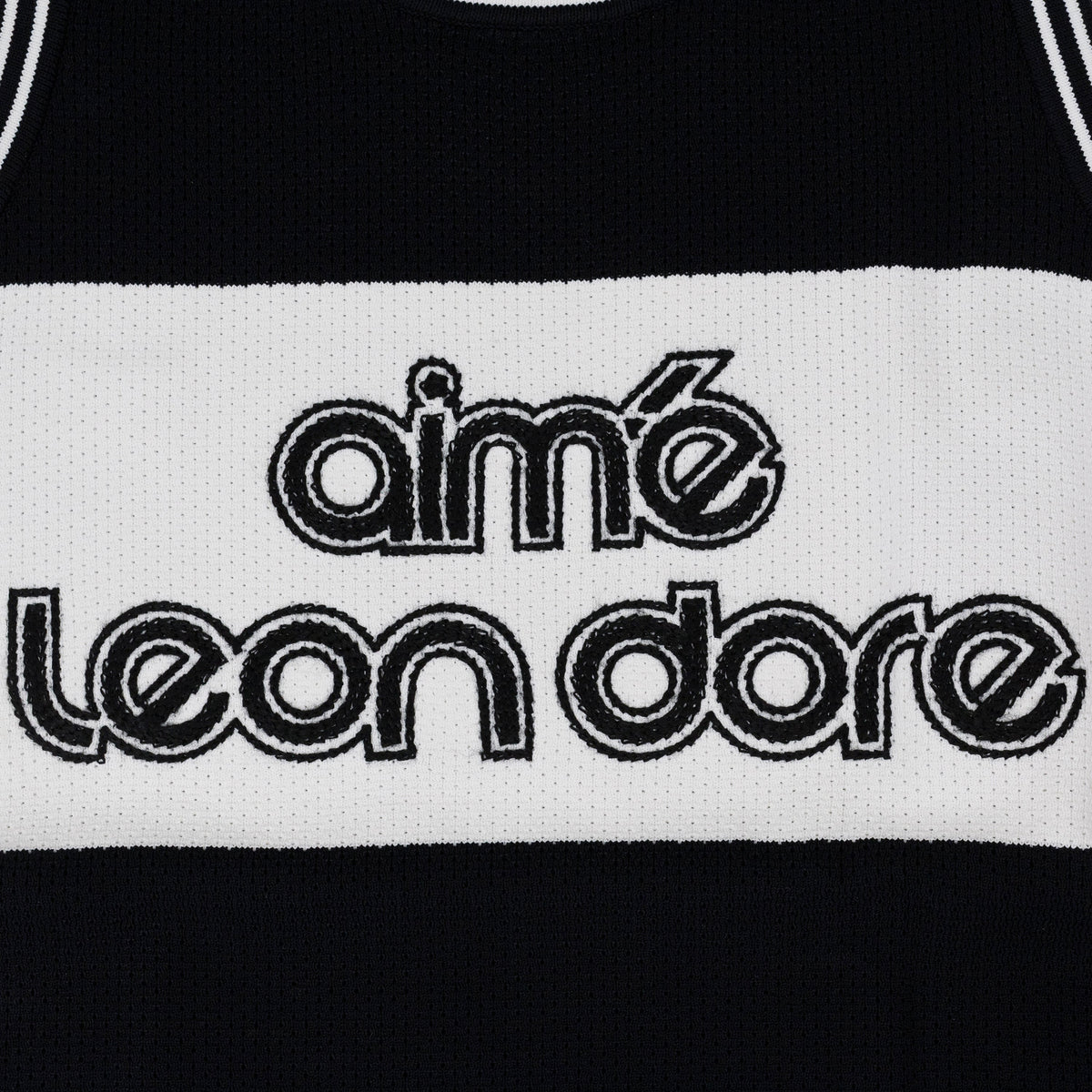 Black Knit Basketball Jersey