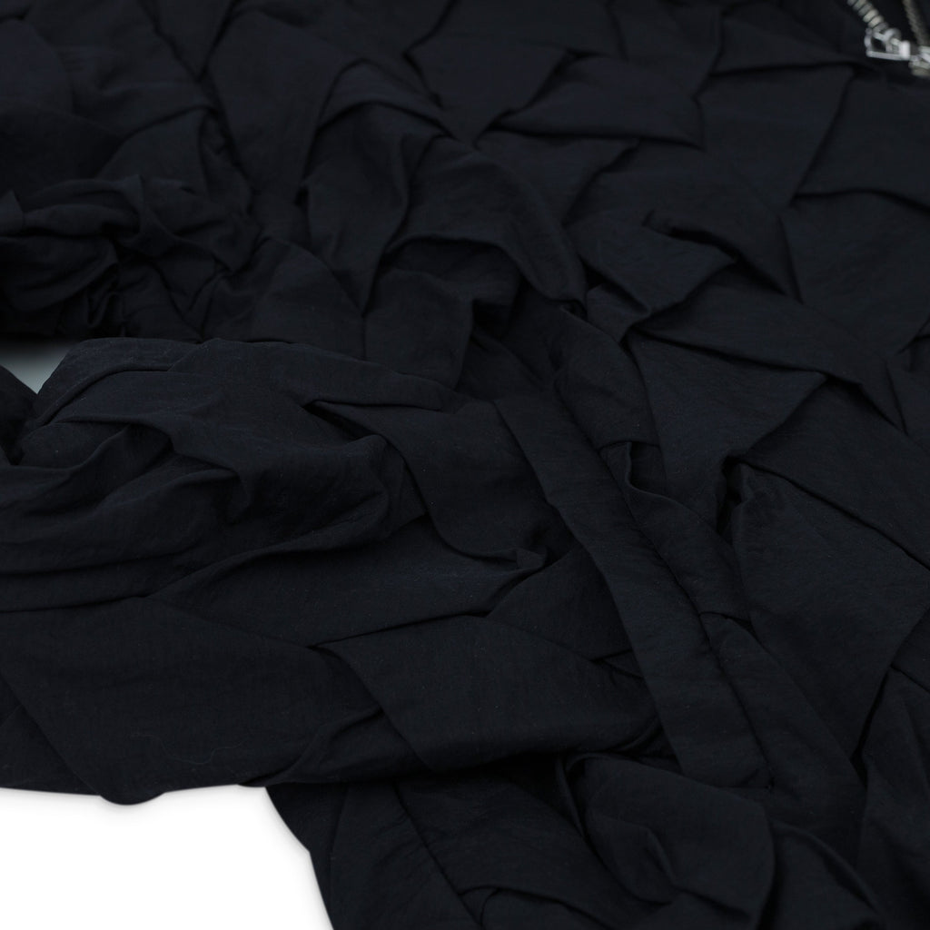 Black Woven Nylon Jacket