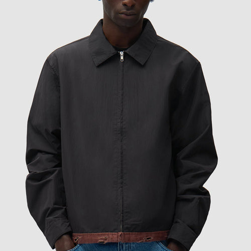 Arte Linen Tape Classic Jacket: Black