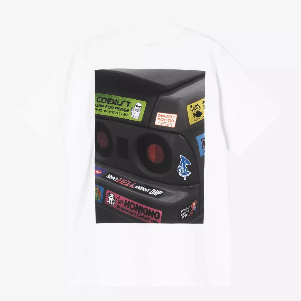 Carhartt WIP S/S Bumper Car T-Shirt: White