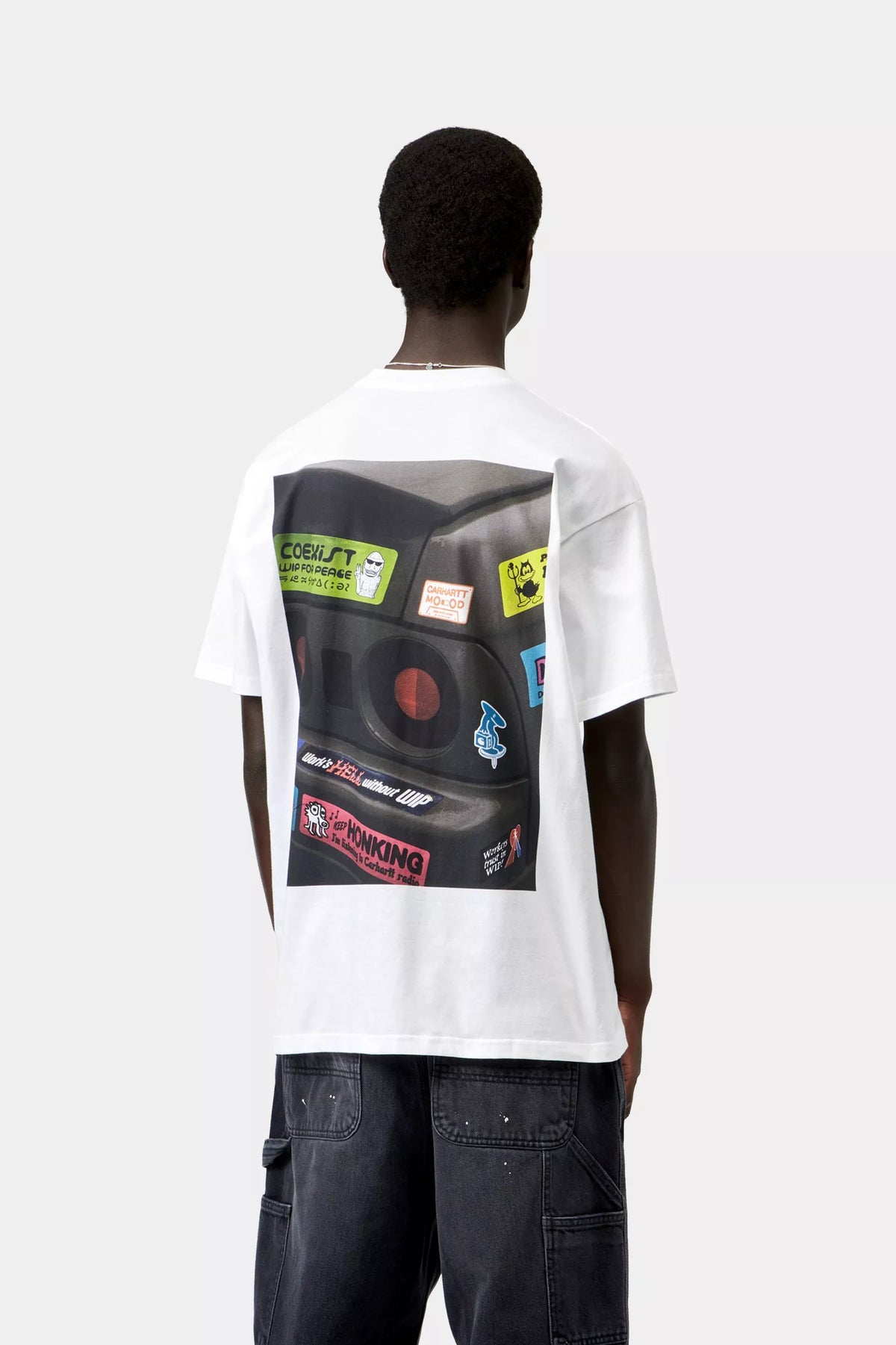 Carhartt WIP S/S Bumper Car T-Shirt: White