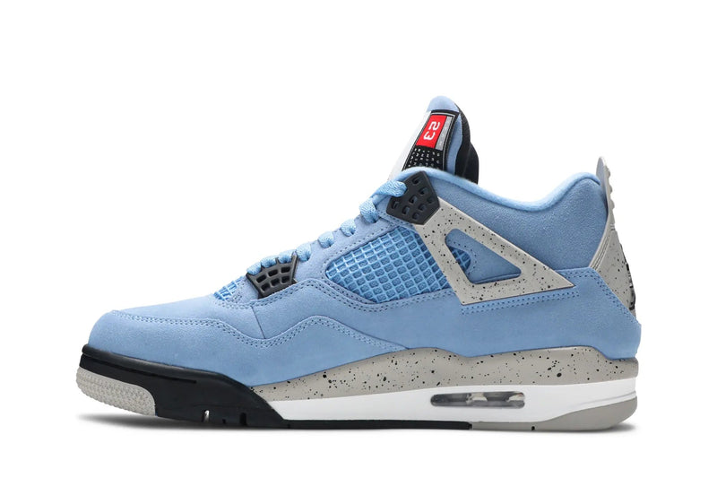 Air Jordan 4 Retro 'University Blue' – UNC-Inspired Sneaker in Powder Blue & White