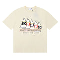 Rhude Regatta Racing Champions Sailboat Monaco Cream Oversized T‑Shirt