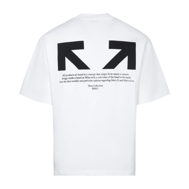 Off-White Arrow Graphic Crew Neck Short Sleeve T Shirt