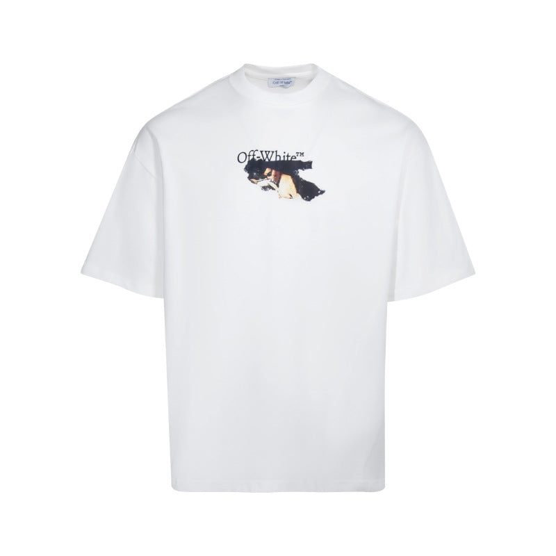 Off-White Arrow Graphic Crew Neck Short Sleeve T Shirt