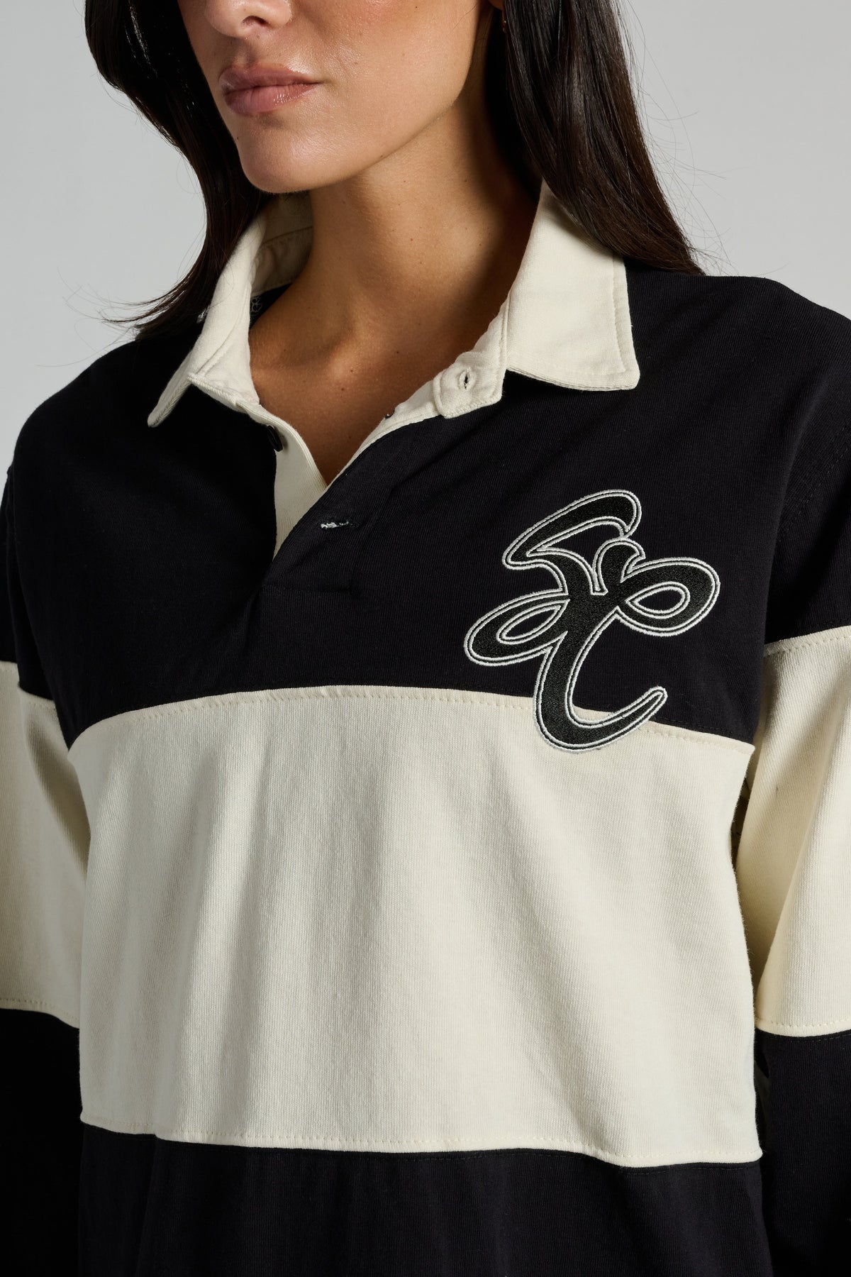 Charlie Long Sleeve Rugby Polo