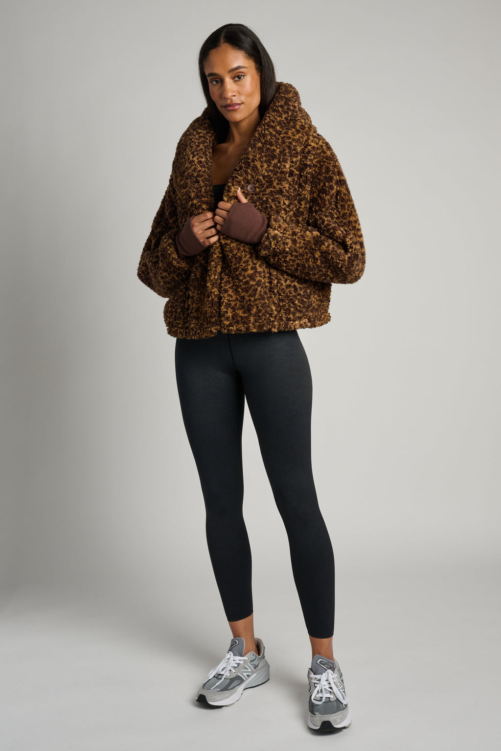 Cropped Leopard Lounger