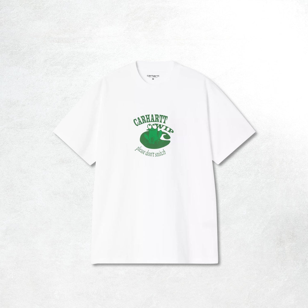 Carhartt WIP S/S Dont Snitch T-Shirt: White
