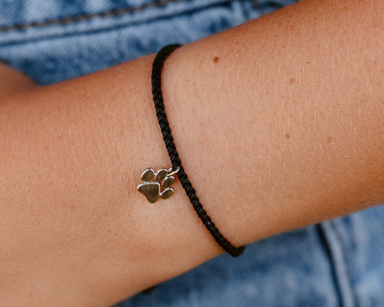Paw Print Charm Bracelet