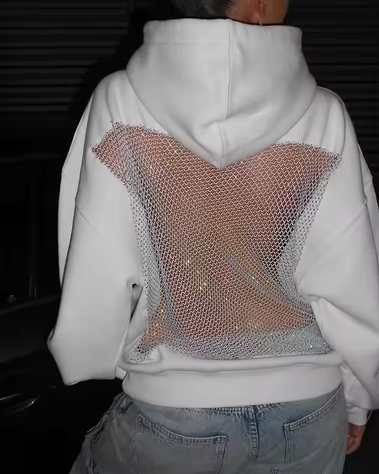 FAYVREN MESH HOODIE