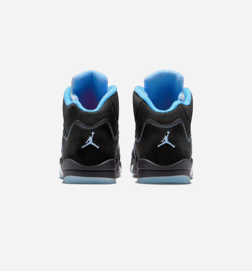 Air Jordan 5 Retro “Black Carolina” Preschool Lifestyle Shoes (PS)