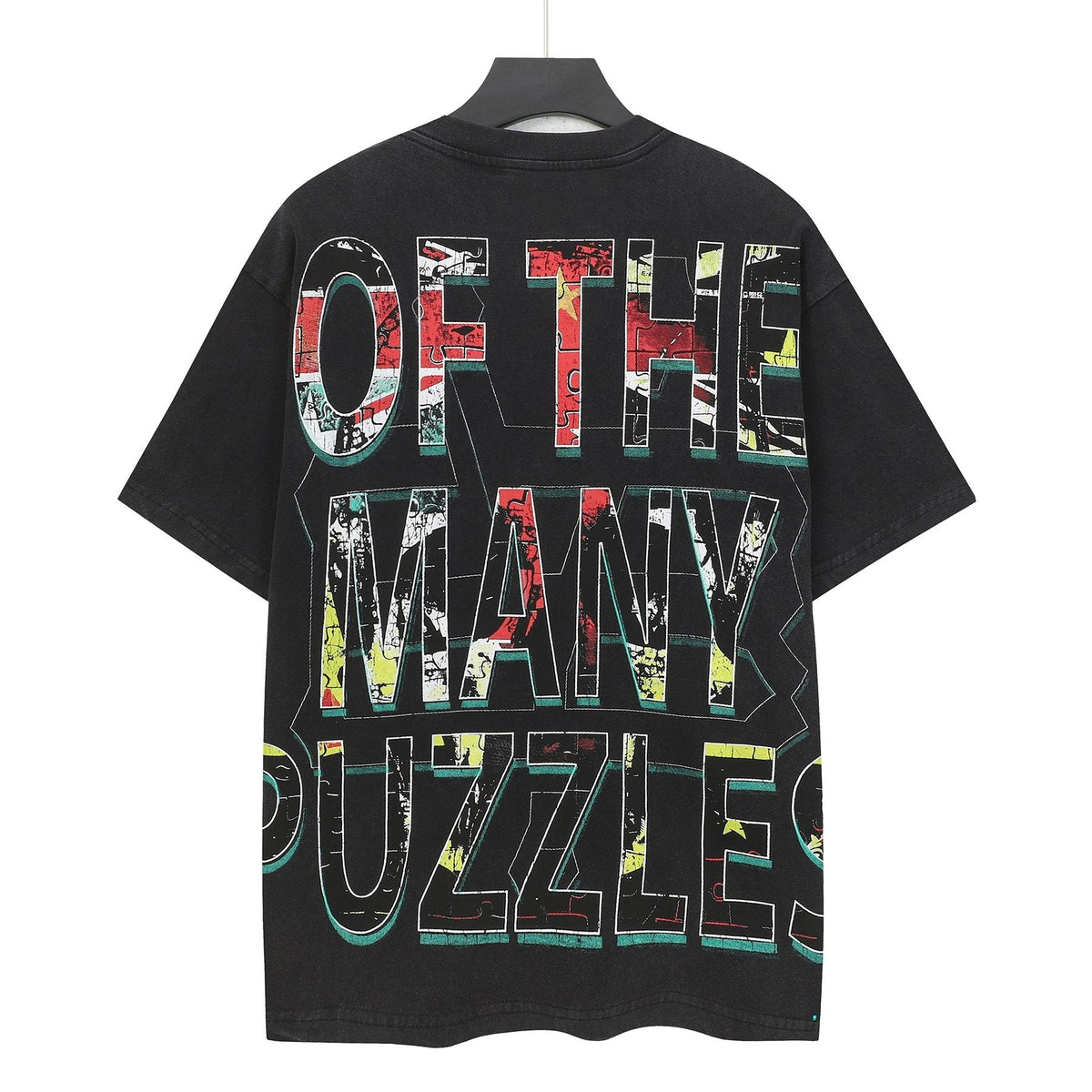 Godspeed Puzzle Skull Graphic T-Shirt