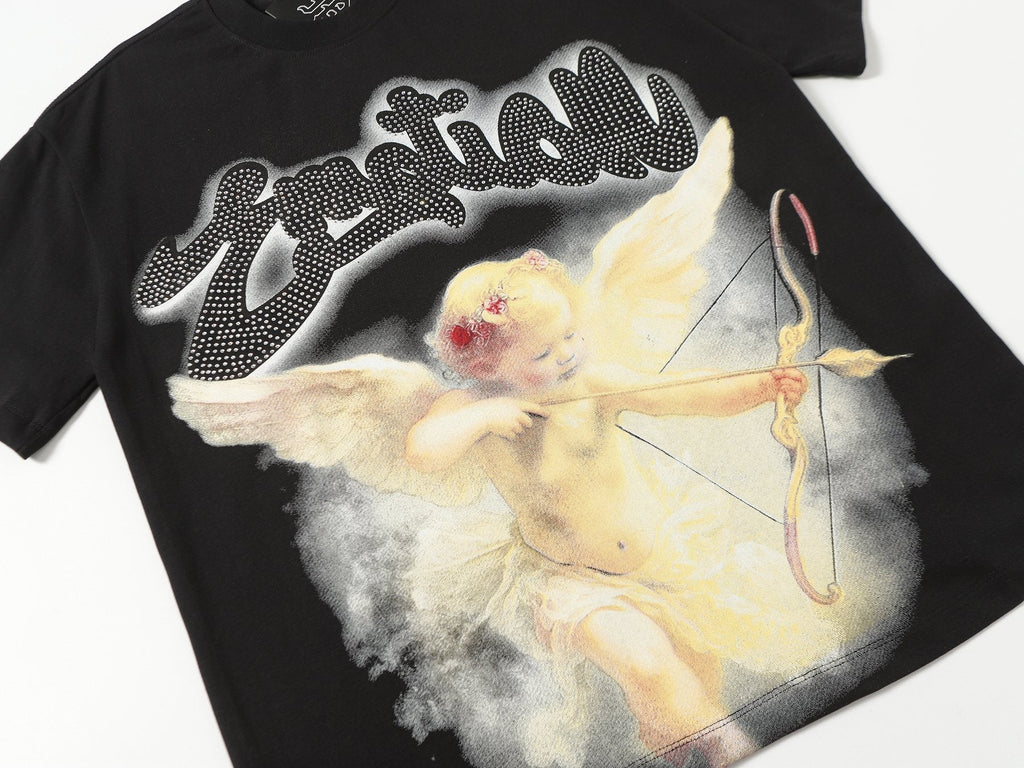 MIXED EMOTION Cherub Graphic T-Shirt