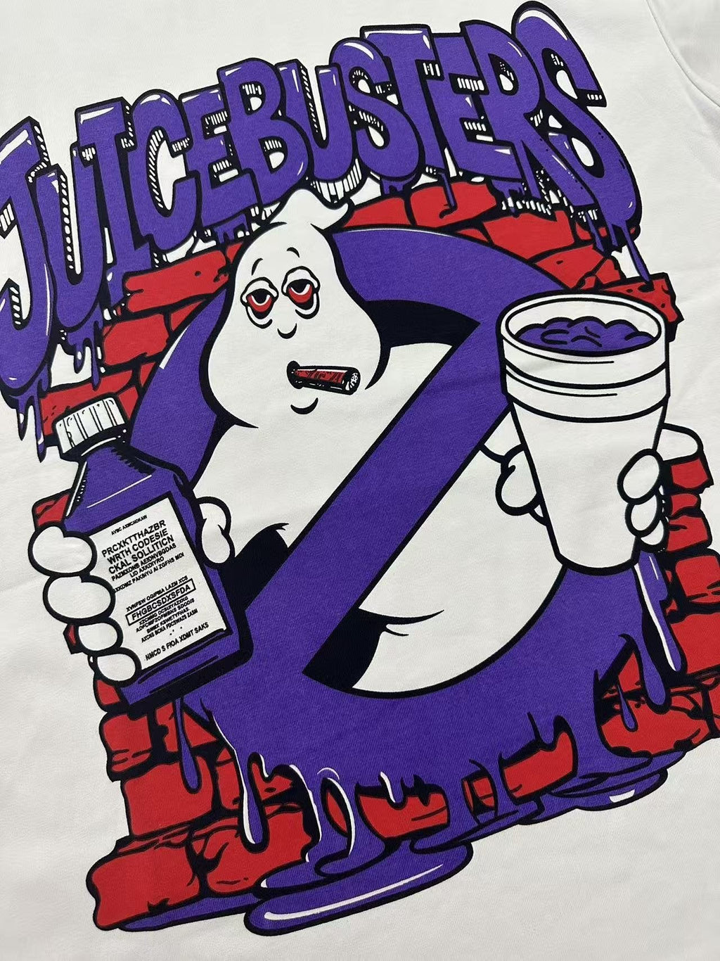 THAT'S A AWFUL LOT OF COUGH SYRUP Front & Back Graphic Short-Sleeve T-Shirt