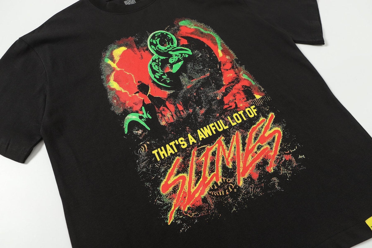 THAT'S A AWFUL LOT OF COUGH SYRUP Astronaut Slime Graphic T-Shirt