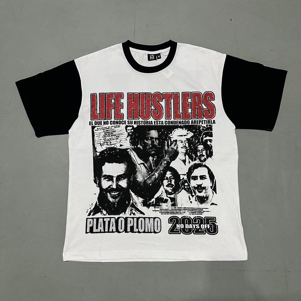 Life Hustlere Plata o Plomo Graphic T-Shirt