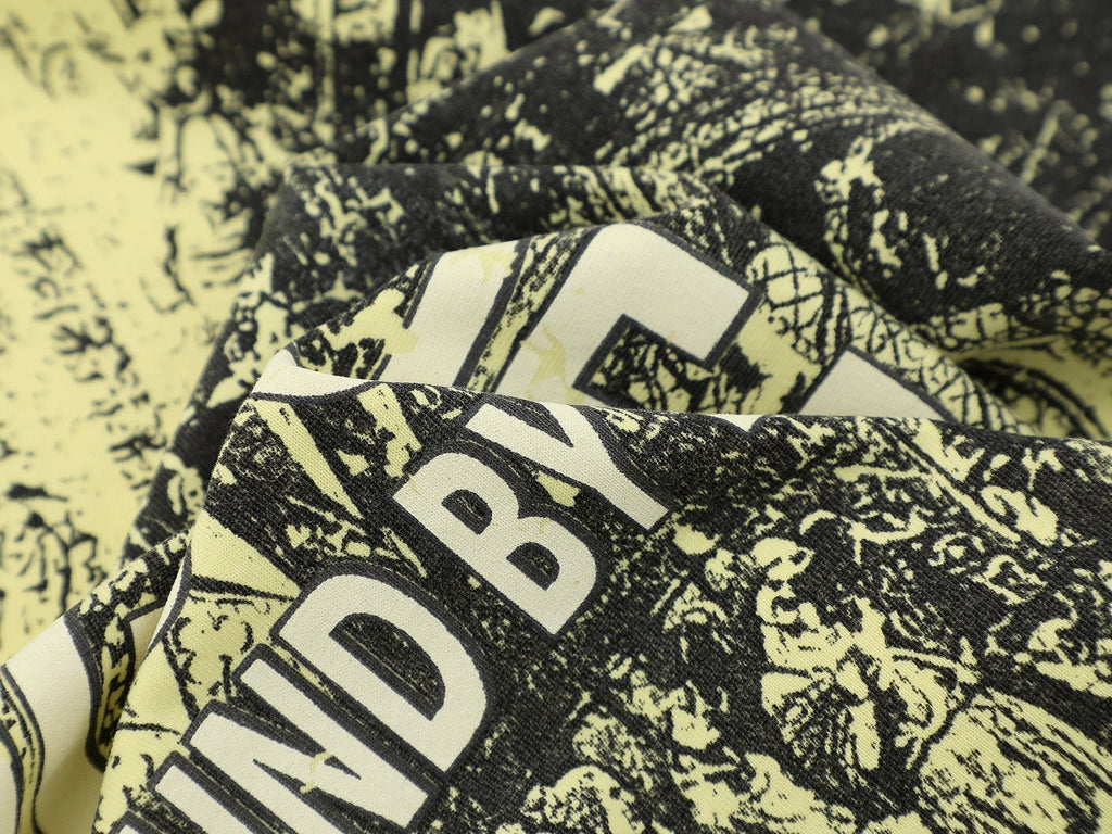 FIRST ROW Wings of Purity Yellow Graphic T-Shirt