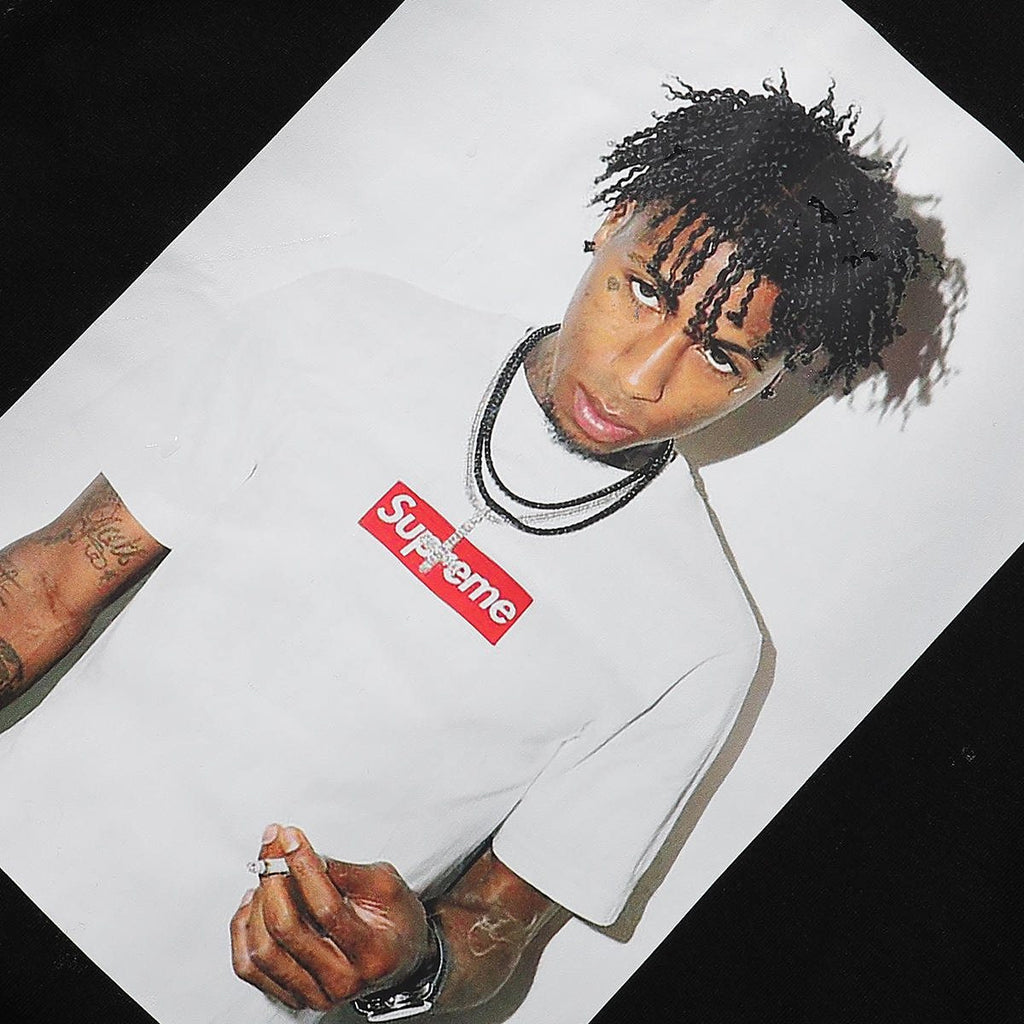 Supreme Rapper Portrait Graphic T-Shirt