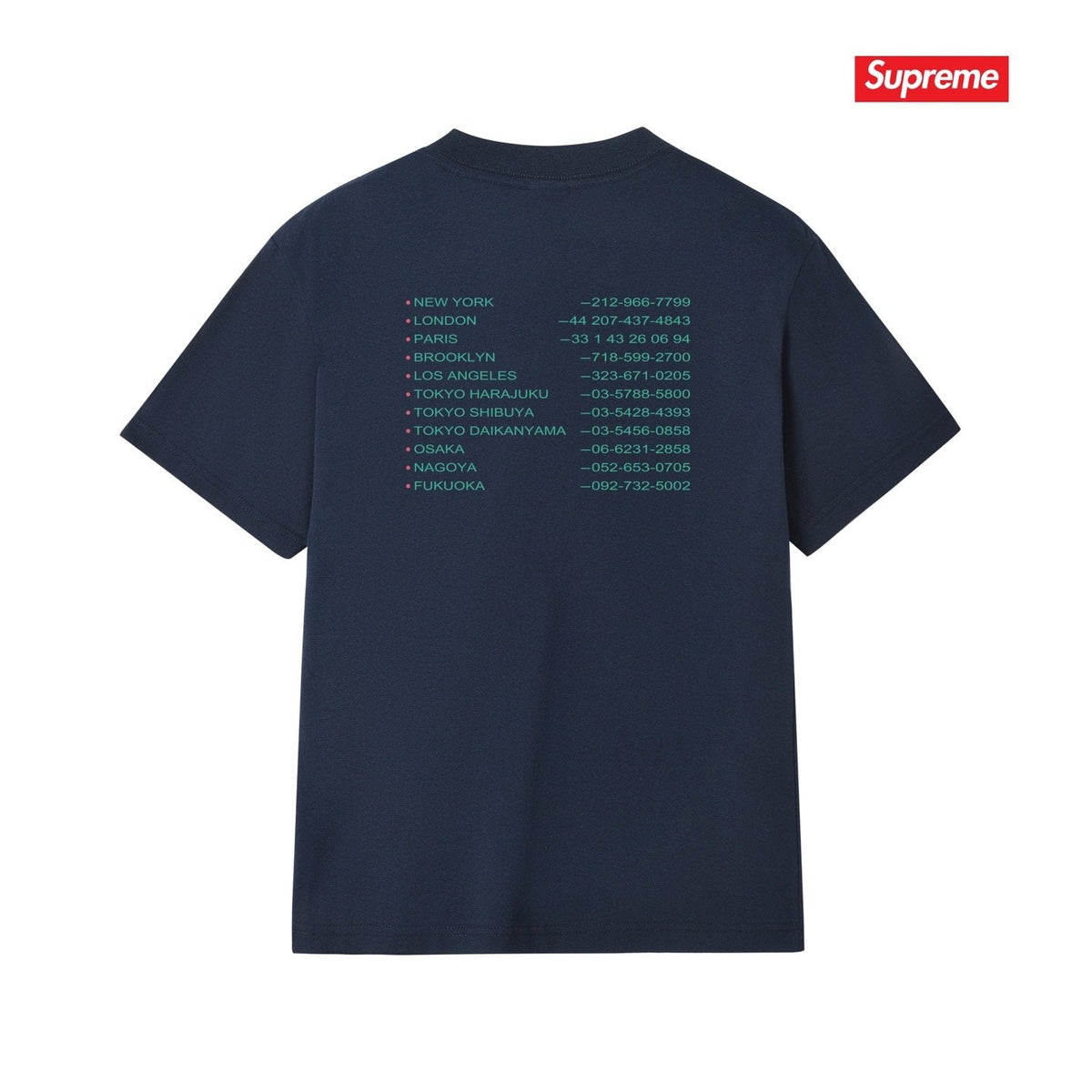 Supreme Front and Back Graphic T-Shirt