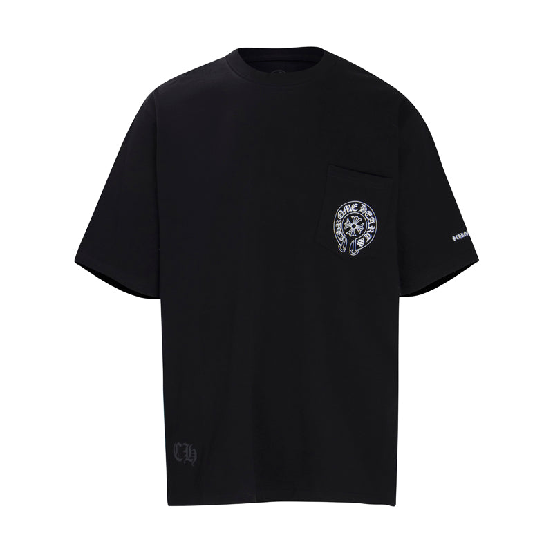 Chrome Hearts Classic Horseshoe Logo Short Sleeve T-shirt 6013