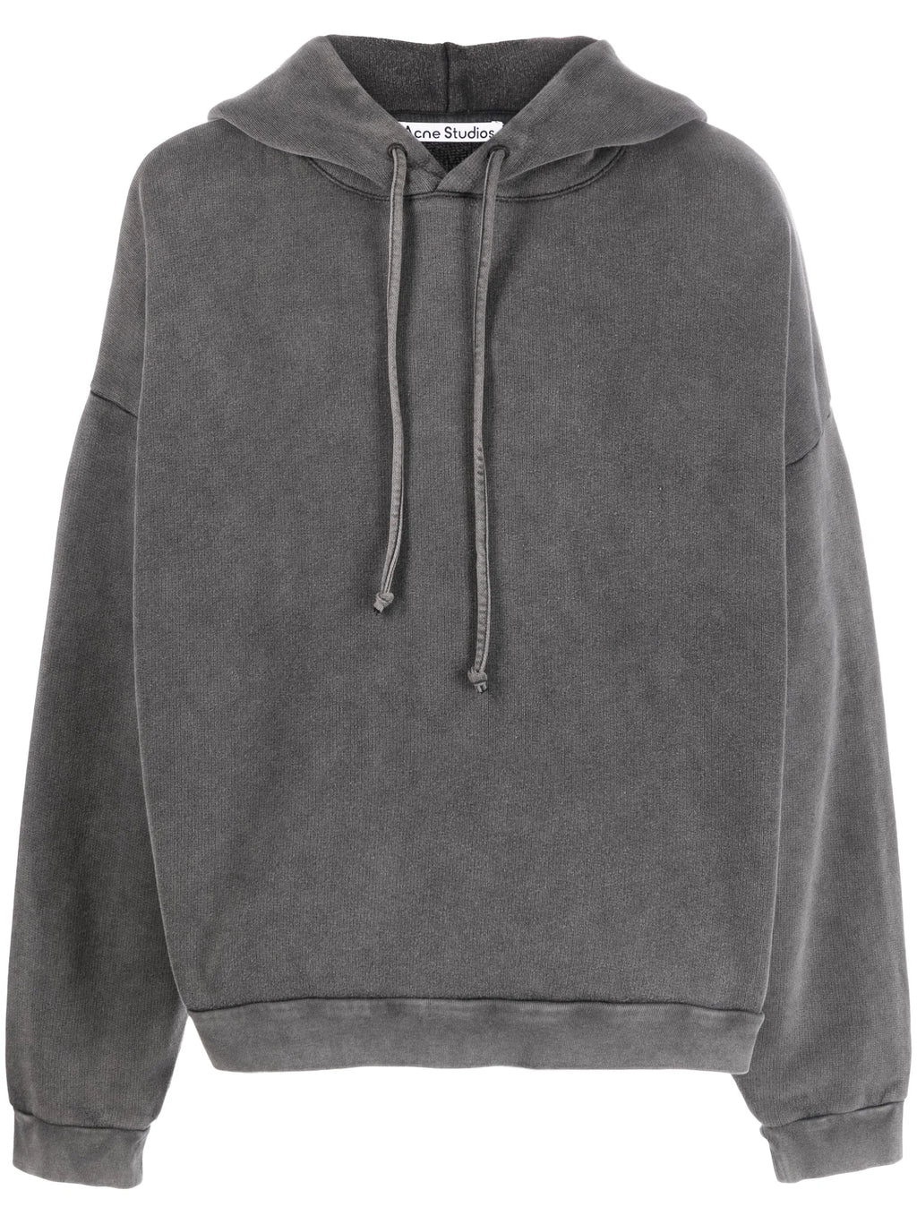 Acne Studios Logo Patch Hoodie in Faded Black