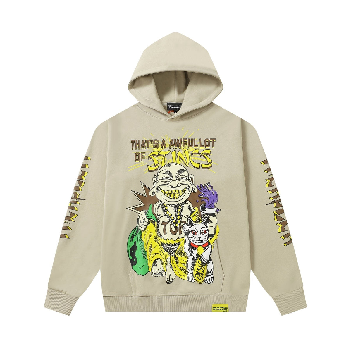 THAT'S A AWFUL LOT OF COUGH SYRUP Stings Character Graphic Hoodie