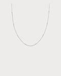 MONICA VINADER Beaded Rope 18ct Yellow Gold Vermeil Chain Necklace(Silver)
