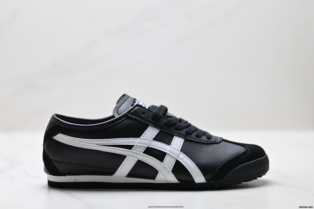 Onitsuka Tiger Retro Low Top Black White Unisex Shoes Style 22