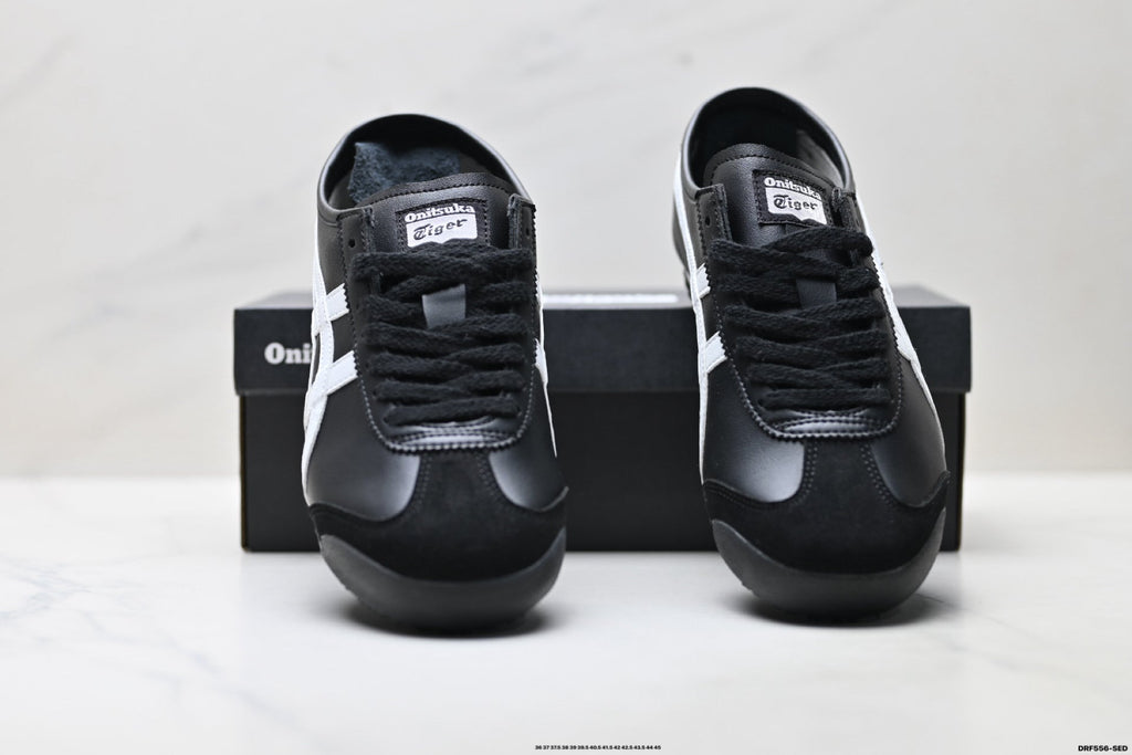 Onitsuka Tiger Retro Low Top Black White Unisex Shoes Style 22