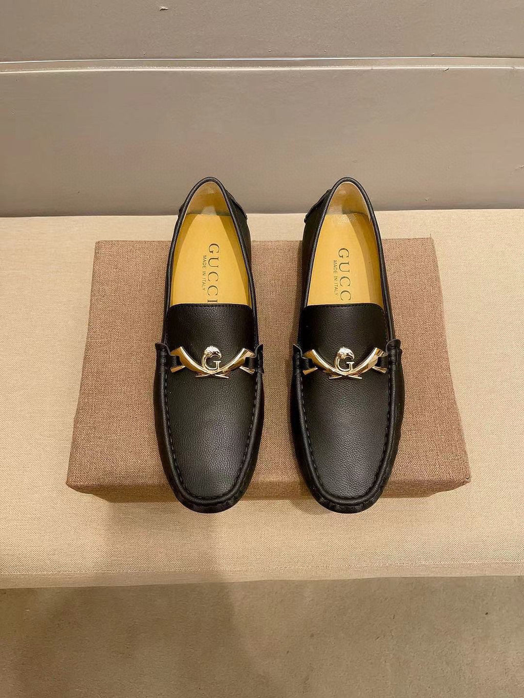Gucci Black Horsebit Loafers