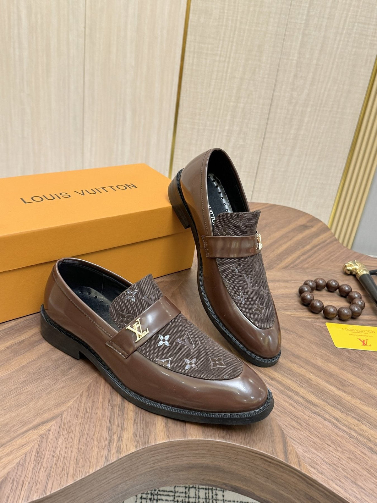 Louis Vuitton Monogram Buckle Loafers - Rounded Toe